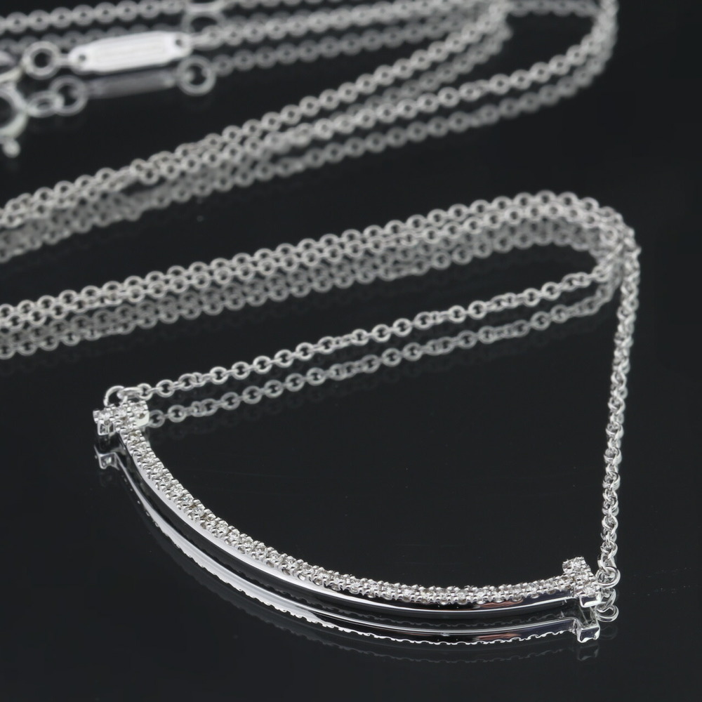 Tiffany T Smile Small Necklace Diamond